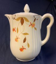 1930s-40s Hall’s Superior Quality Kitchenware Autumn Leaf Coffee Tea Pot... - $18.95