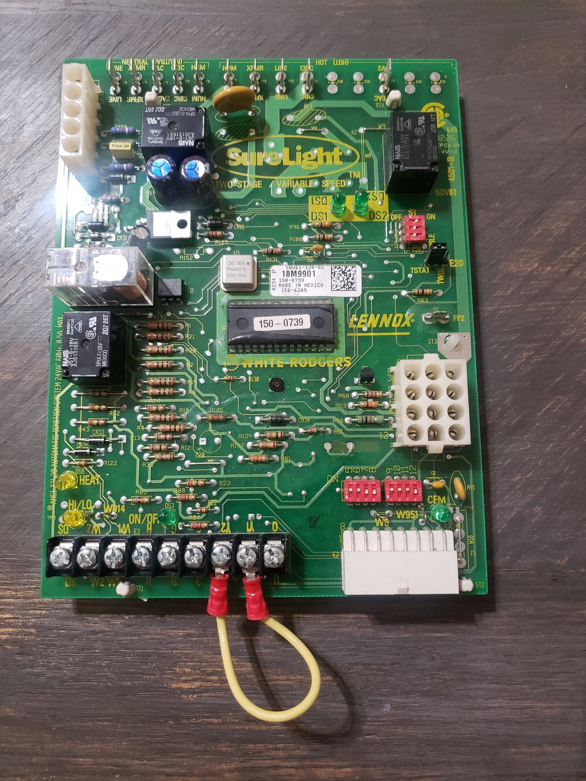 Lennox oem furnace control circuit board 18M9901 50A61-120-02 - $90.00