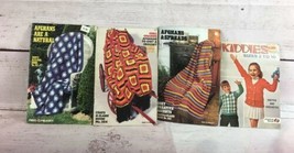Vintage Crochet magazines, crochet booklets, Afghans And Spreads, Read Heart - $8.91