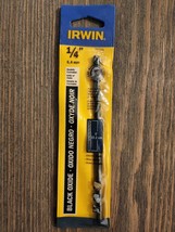 Irwin 12&quot; Black Oxide Drill Bit Split Point - Choose Size - £2.14 GBP+