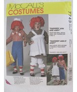 McCall&#39;s Pattern 7743 Raggedy Ann and Andy Adult Costumes Size Medium (3... - £13.34 GBP