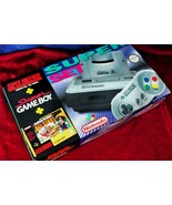  SNES Console &#39;&#39;SUPER SET&#39;&#39; EDITION - SUPER MARIO / BLACK EDIT - NEW -UL... - £1,176.84 GBP