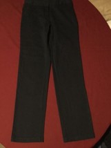 Girls New Size 14 Regular Nautica pants uniform navy blue slim fit  - $18.29