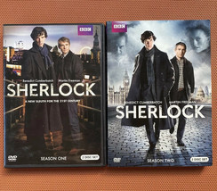 Sherlock Complete First Season 1 &amp; 2 Dvd Lot - £11.56 GBP