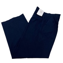 Bershka Dad Pant Womens 38 XL Blue Wide Leg Pants Pleated Trousers High ... - $25.86