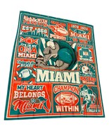 Miami Dolphins Fun Graphics Shower Curtain or Room Divider 5 x 6 foot - €15,49 EUR