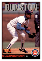 1993 Triple Play Shawon
  Dunston   Chicago Cubs Baseball Card
  GMMGD - £1.37 GBP