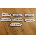 7 CAST IRON LAUNDRY Signs Style Cast Iron **PAINT BLEMISHES** Resell Fle... - €29,90 EUR