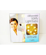 Vanity Mirror Light Bulbs USB Portable LED Lights Makeup String Lighting... - £10.26 GBP