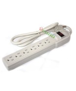 3FT 6 Outlet Power Strip Surge Protector AC125V 15A 60hz Plug AC Wall UL... - €10,29 EUR
