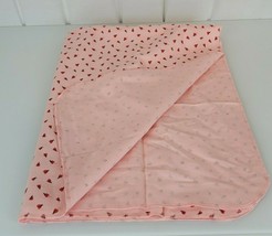 Carters Baby Girl Cotton Flannel Receiving Swaddle Blanket Red Pink Lady... - £18.83 GBP