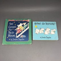 Lot of 2 Board book By Sandra Boynton Great Cond Hippos Go Berserk! Goin... - $133.25 MXN