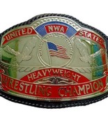 NWA United States Heavyweight Wrestling Champion Belt Replica 4mm zinc p... - $239.99
