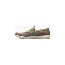 Nunn Bush Brewski Canvas Moc Toe Venetian Slip On Shoes Casual Stone 85028-275 image 4