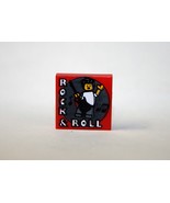 Gift Toy Record Lp Rock N Roll 2X2 Construction Piece Minifigure - $7.02 CAD