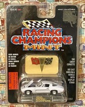 Racing Champions MINT EDITION Issue #41 1963 Chevy Corvette 1:53 White - £25.74 GBP