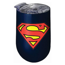 Superman Stainless Steel Wine Tumbler Blue - £21.14 GBP