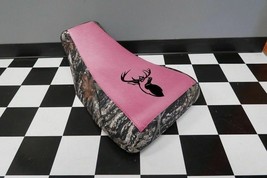 Fits Honda Recon TRX250 Seat Cover 1997 To 2004 With Logo Pink Top Camo Side #SR - £33.66 GBP