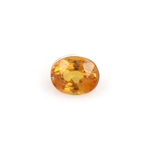 100%Natural Orange Sapphire Oval 0.47 Carats TCW Top Quality Gem By DVG - £31.02 GBP