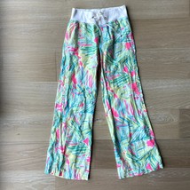 Lilly Pulitzer The Beach Pants Tropical Pink Storm XS EUC - £36.72 GBP