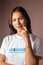 Joe vote before i die white t shirt thumb200