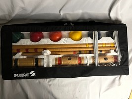 Sportcraft #02040 CROQUET SET -6 PLayer Complete with Carrier Case - $39.60