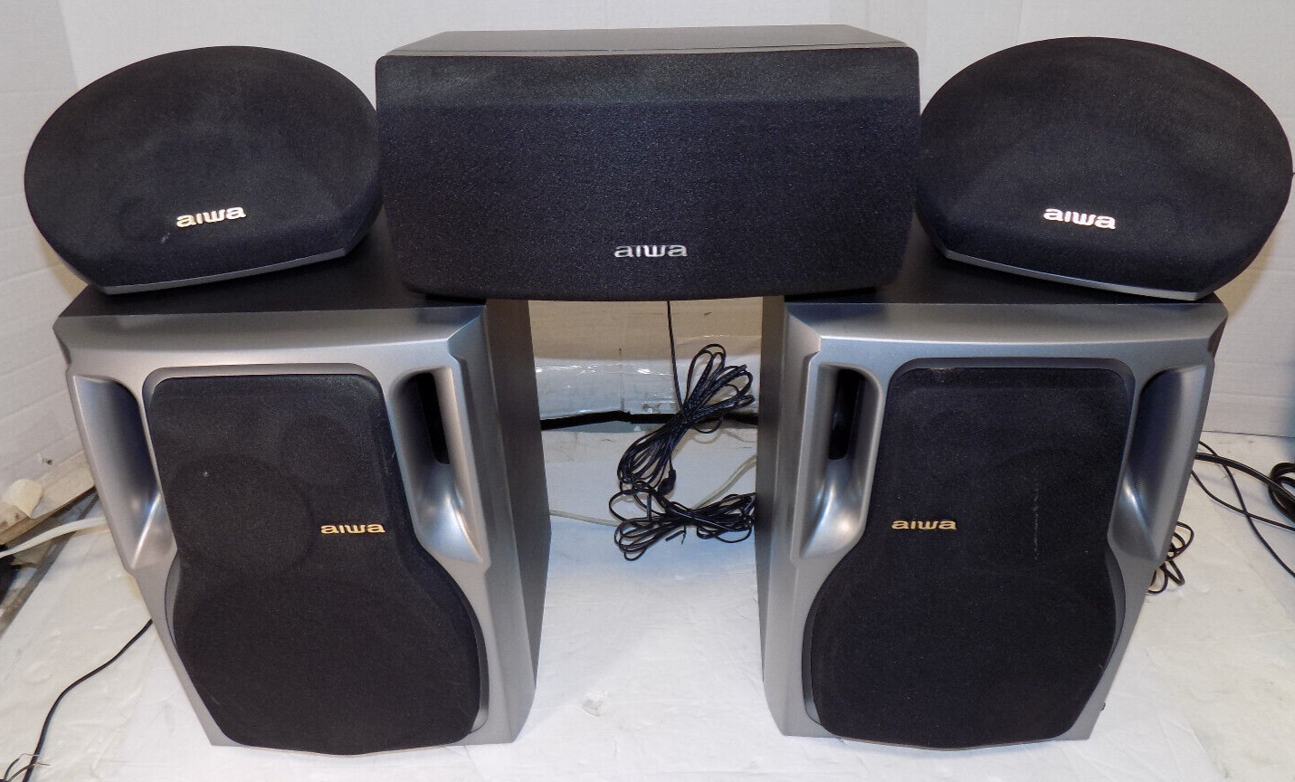 Primary image for AIWA SX-NA302 Speaker System 6 Ohm 40w with Satellites and Center