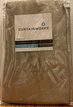 Curtainworks Marquee Curtain Panel, 30 x 95 in, Sand, 2 Panels New - £23.72 GBP