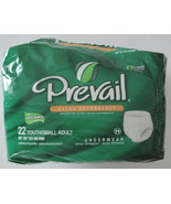 PREVAIL Extra Absorbency Underwear Youth Sm Adult 20" - 34" QTY 19 - $8.79