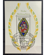 1976 German Block Post Stamp Merry 1976 Christmas For Everyone - $108.67 MXN