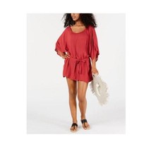 Roxy Womens Loia Bay Swim Cover Up Dress Size S Belted New Rust Red  - £23.31 GBP