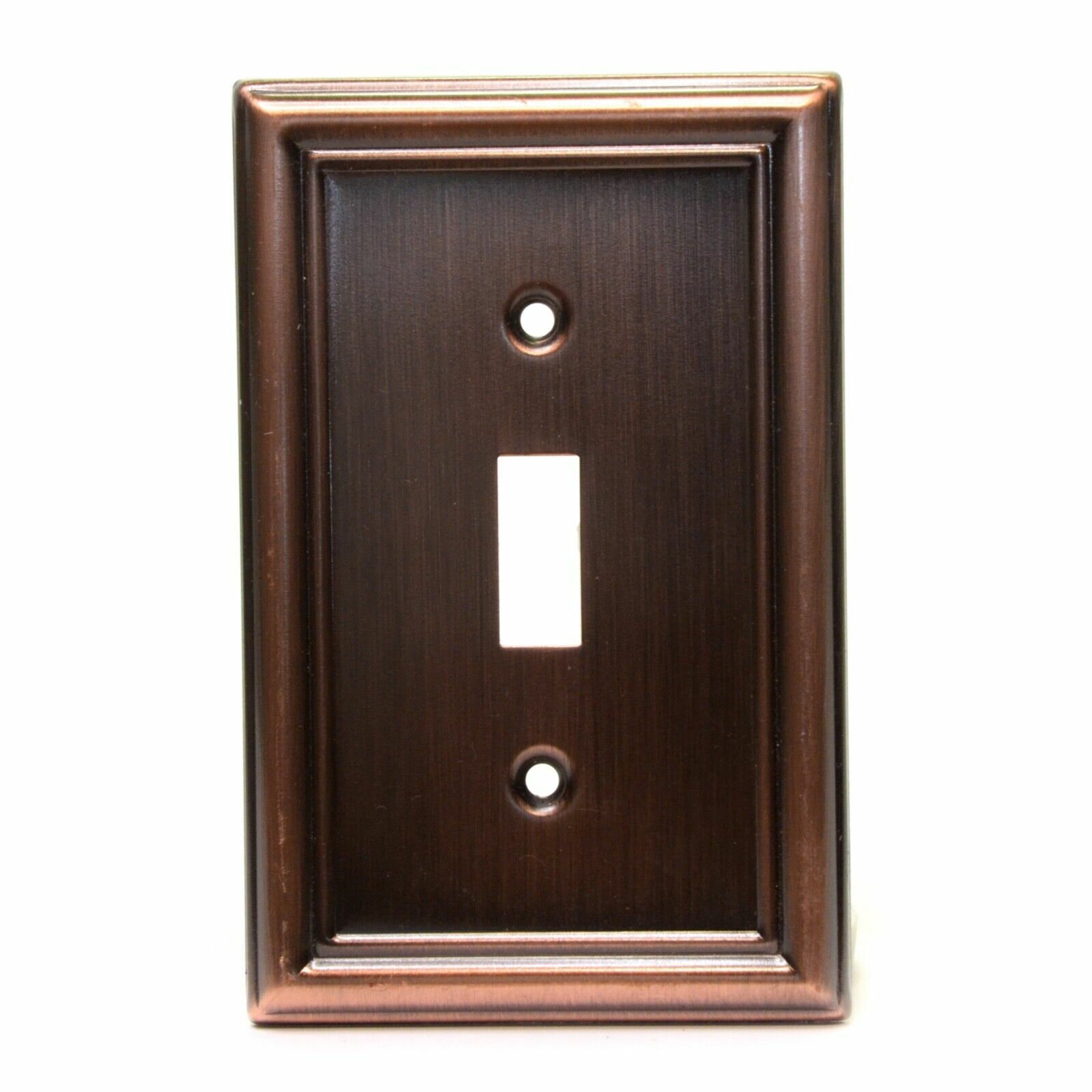 Bronze Copper Tone Single Switch Plate Cover Metal New - $6.90