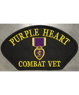 Army Navy Marine Air Force Purple Heart Combat Vet patch - $93.01 MXN
