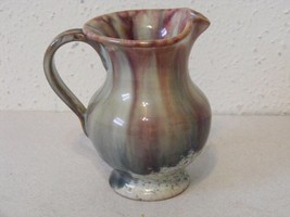 Vintage 3.5&quot; pottery miniature pitcher figurine numbered Italy ~S - $10.00