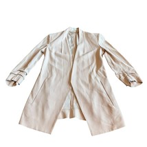 Babaton Aritzia Light Pink Open-Front Blazer Jacket Lined Tiered Sleeve ... - $50.00