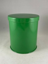 Vintage Retro Green Metal Tin Kitchen Canister Box  4.25&quot;H x 3.75&quot;D  W. ... - £9.08 GBP