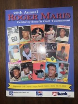 Super rare Roger Maris 2003 celebrity golf tournament souvenir program F... - £23.59 GBP