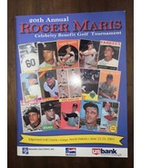 Super rare Roger Maris 2003 celebrity golf tournament souvenir program F... - £23.58 GBP