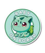 Baby On Board Kanto Grass Starter Sticker - $8.99