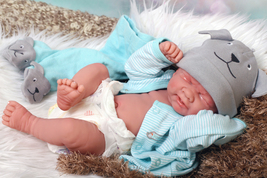 Baby boy doll precious Crying Preemie Life Like Reborn washable alive full body - £111.88 GBP