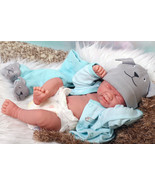 Baby boy doll precious Crying Preemie Life Like Reborn washable alive fu... - $139.99