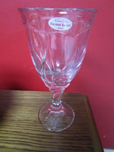 Noritake Japan glass swirl fooded goblet, pink glass, 7 x 4 [a*3] - £43.76 GBP
