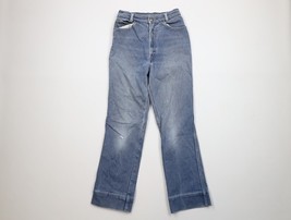 Vintage 90s Streetwear Babydoll Womens 24 Distressed Flared Denim Jeans ... - $34.60