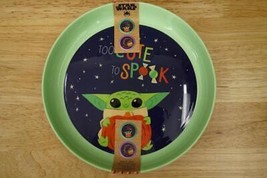 Star Wars Too Cute To Spook Baby Yoda Grogu Zak Designes Plastic Bowls H... - $18.80