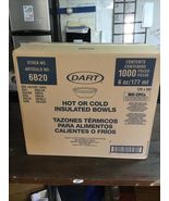 Dart 6B20 6 Oz Hot Or Cold Insulated Bowls- 1000 Per Case - €63,75 EUR