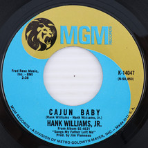 Hank Williams, Jr. – Cajun Baby / My Heart Won&#39;t Let Me Go 45 rpm Record K 14047 - £7.13 GBP