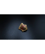 Vintage Hamburg Gold Lapel Pin 1.8cm BB10 - $15.84