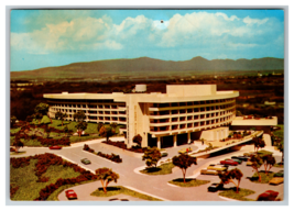 Aerial View of Okinawa Hilton Hotel Advertising Postcard Unposted - £3.89 GBP