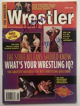 Hulk Hogan, Missy Hatt &amp; Lex Luger Autographed Complete &quot;Wrestling&quot; Maga... - $129.99