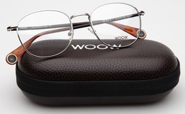 New Woow Be You 2 Col 907 Silver Eyeglasses 51-19-150 B43mm - £165.33 GBP